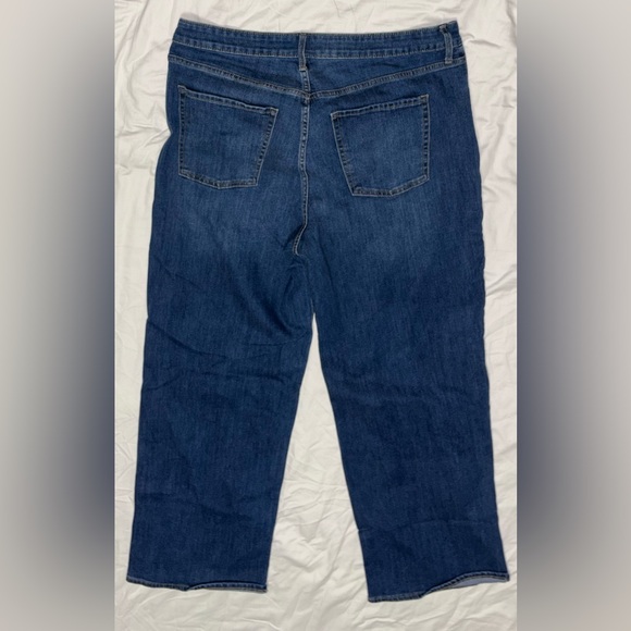 Old Navy High-Waisted Wow Wide-Leg Jeans Medium Wash Size 16 - Picture 7 of 7
